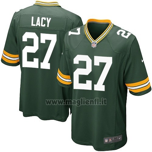Maglia NFL Game Bambino Green Bay Packers Lacy Bianco